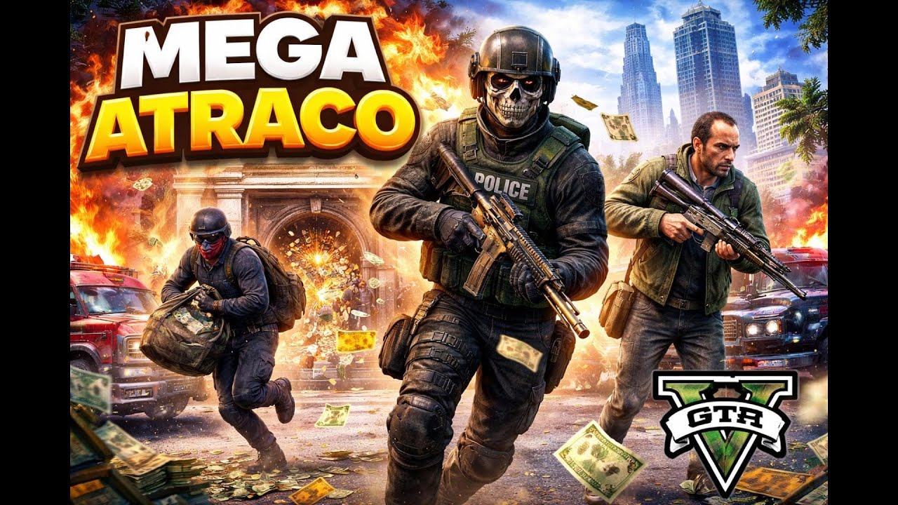HACEMOS EL MEGA ATRACO EN GTA V 😱💣