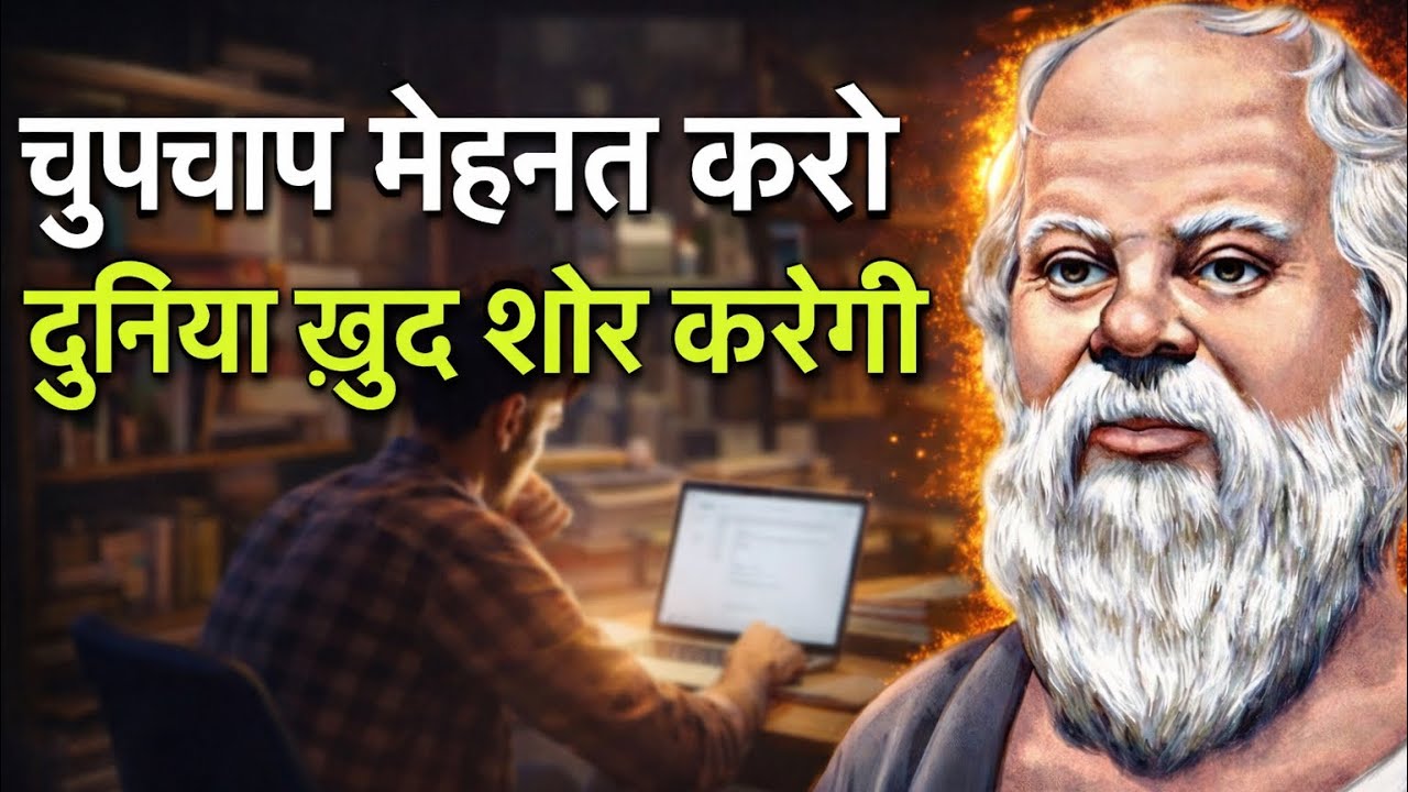 चुपचाप मेहनत करो दुनिया खुद शोर करेगी [ सुकरात ] 🤷 Socrates's Speech In Hindi.