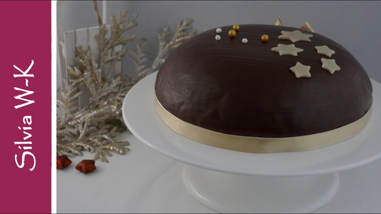 Fruchtbombe / ohne Gelatine / Weihnachtstorte / Obsttorte / Kuppeltorte / Torte
