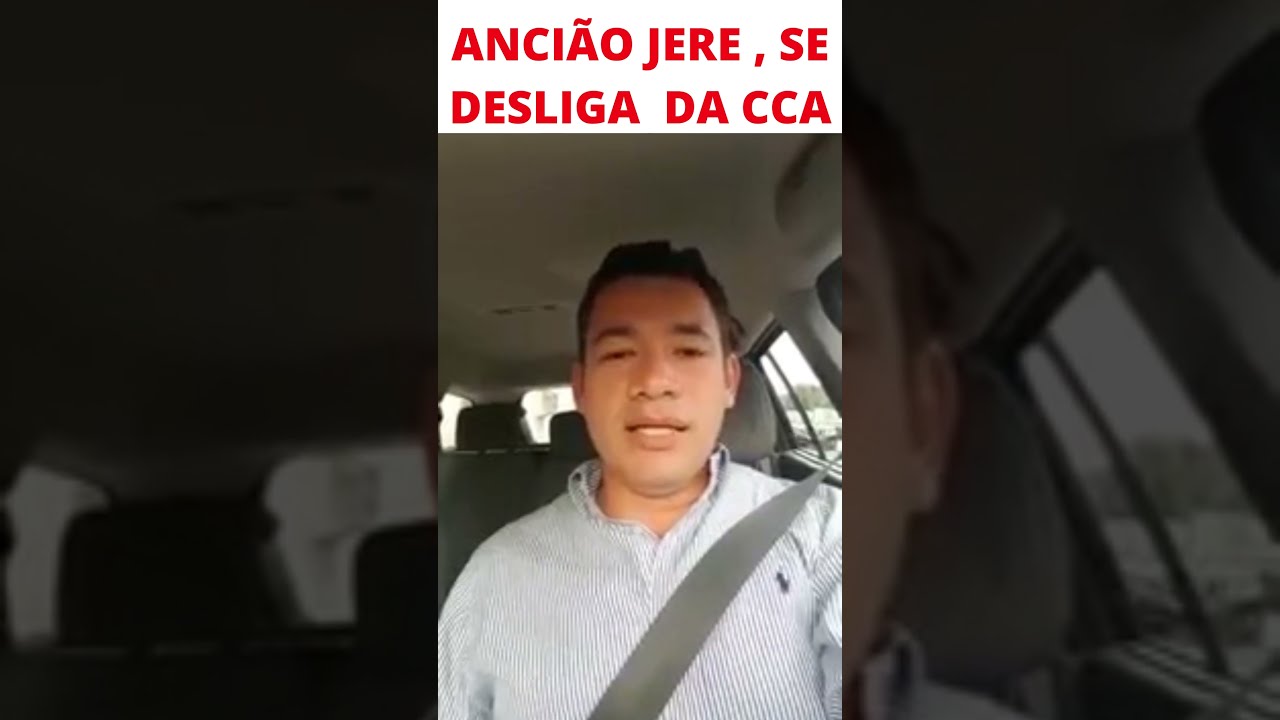 Anci&atilde;o JEREMIAS se desliga da CCA #CCB