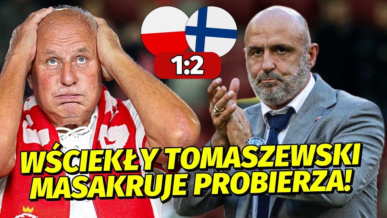 JAN TOMASZEWSKI MASAKRUJE PROBIERZA I REPREZENTACJĘ. CIĘŻKI NOKAUT PO POLSKA - FINLANDIA