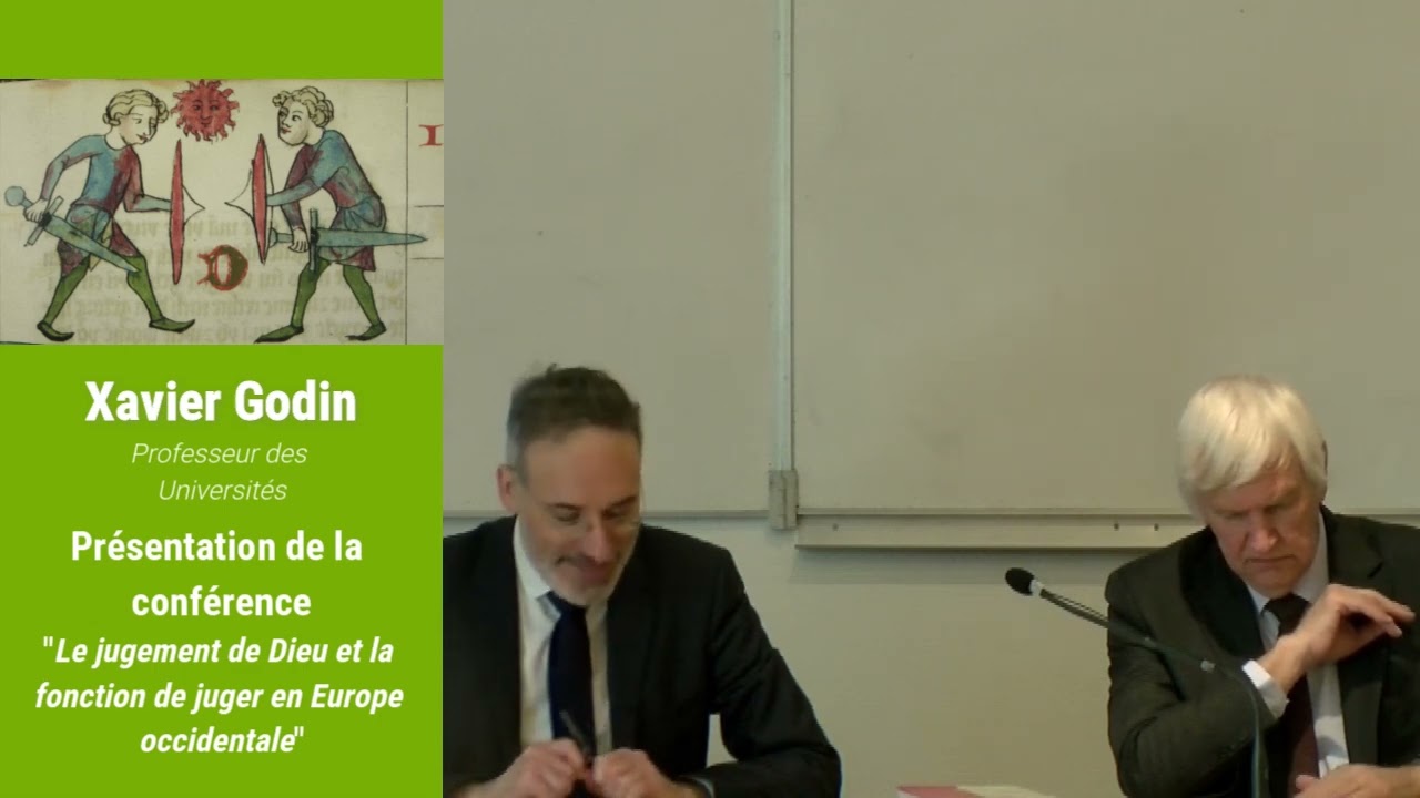 Conférence de Robert Jacob - Présentation de Xavier Godin