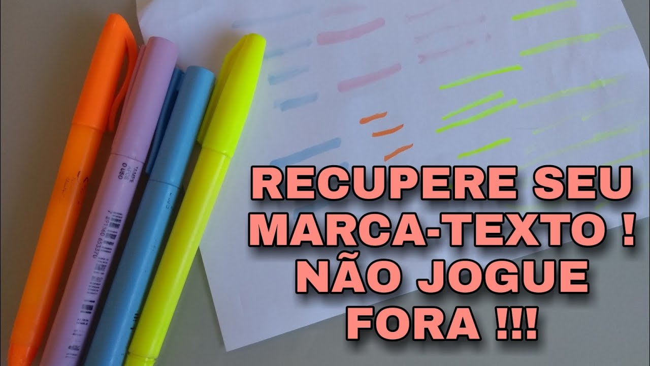 COMO REUTILIZAR MARCA TEXTO