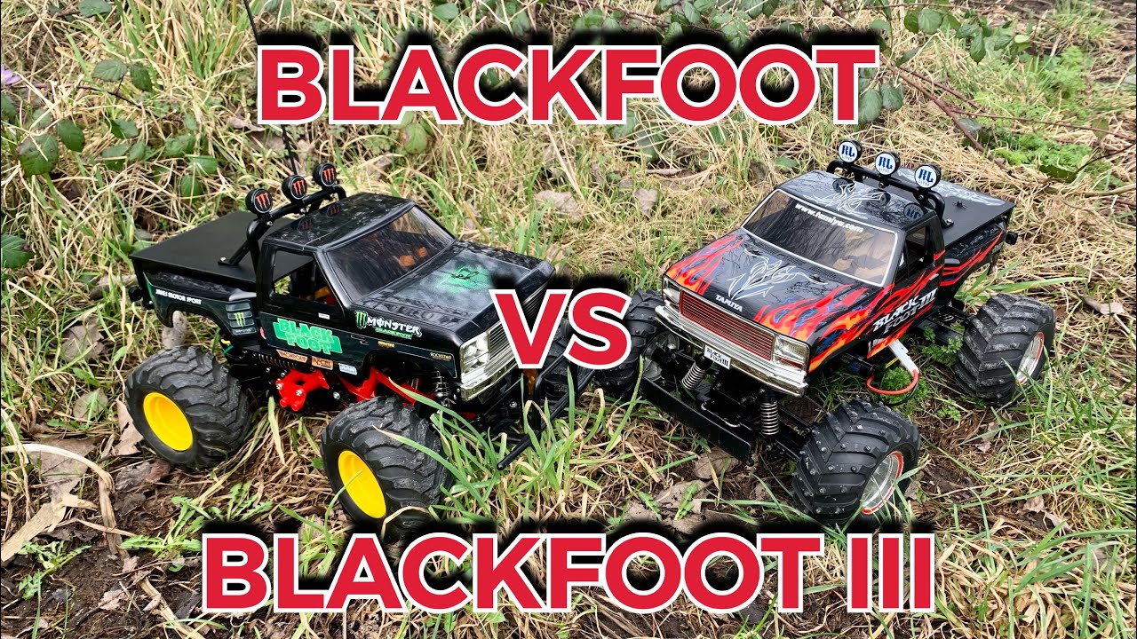E91: Head To Head 1986 ORV v 2011 WT01 Tamiya Blackfoot, Which Is Quickest ?