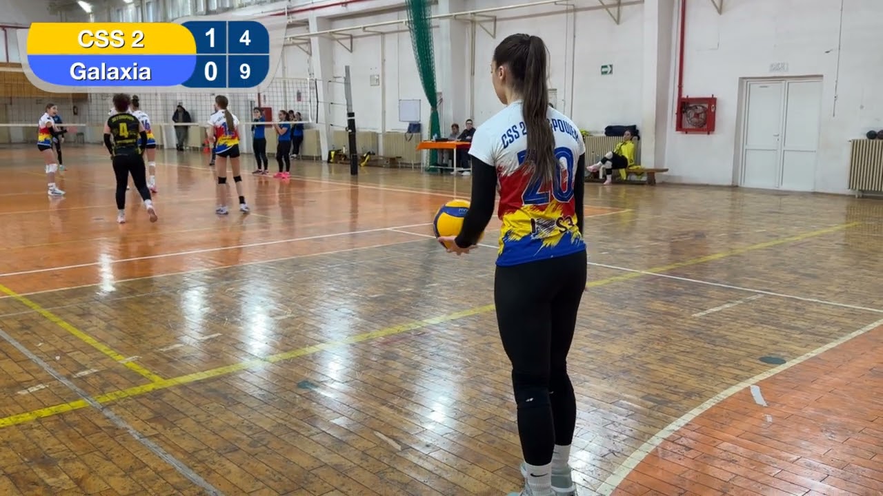 4K / Volei feminin U17 / Campionat Municipal Open 25/26 / CSS 2 - Galaxia 3-1 / Set 2