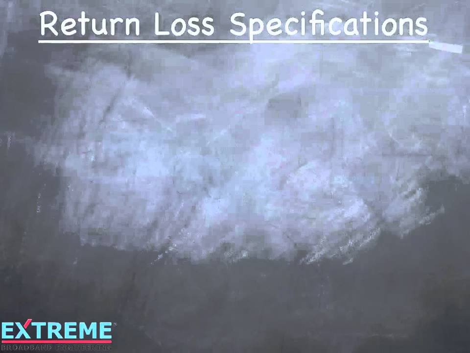 Cable 101 - Return Loss