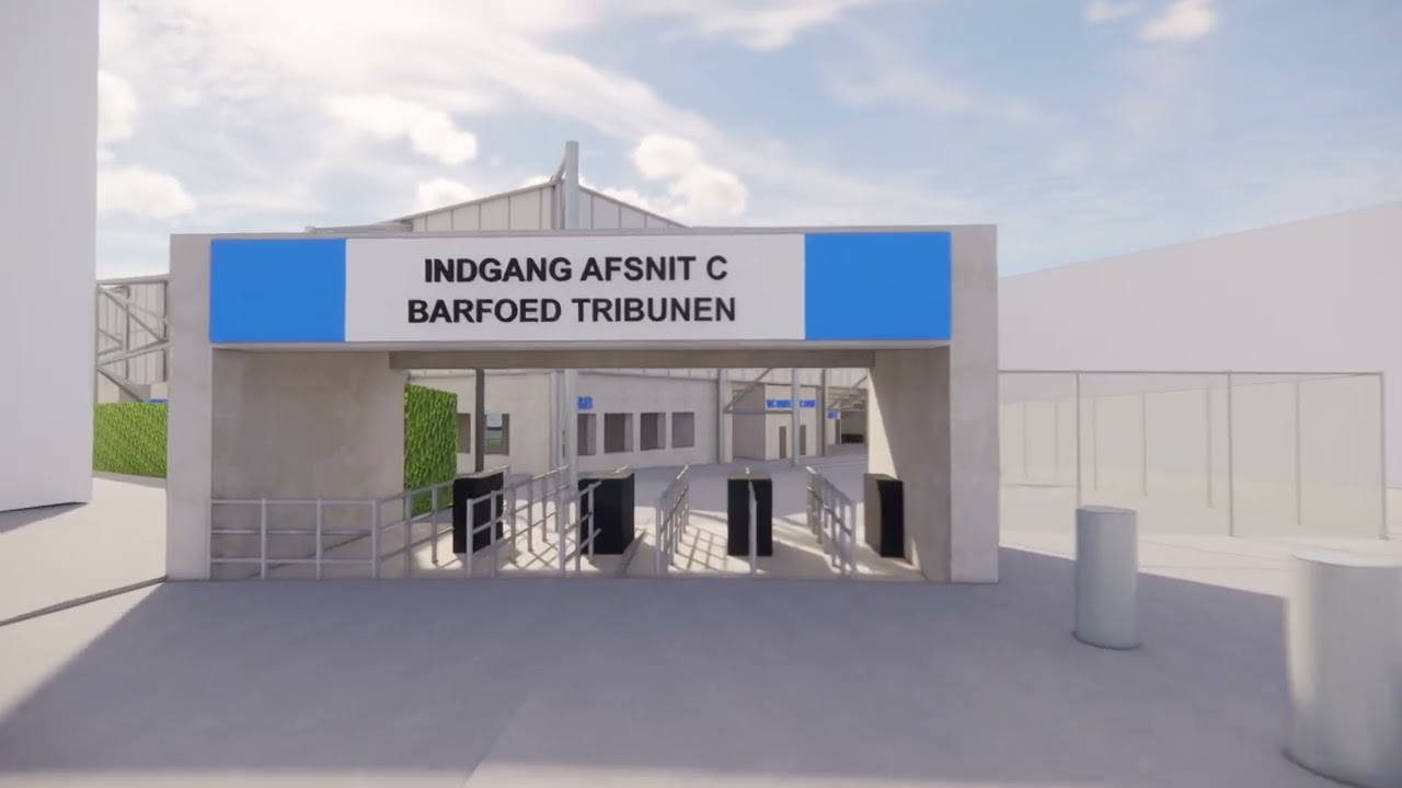 Visualisering af fremtidens Odense Stadion