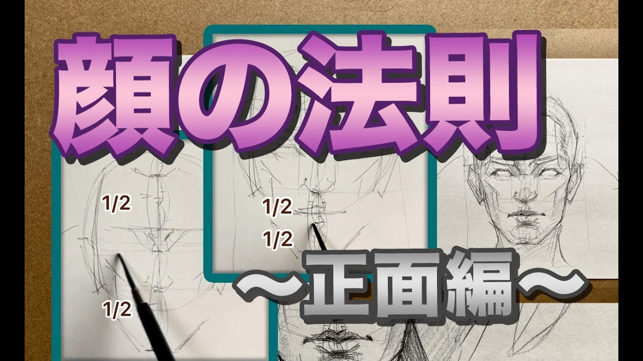 平均的な顔の法則（正面編）