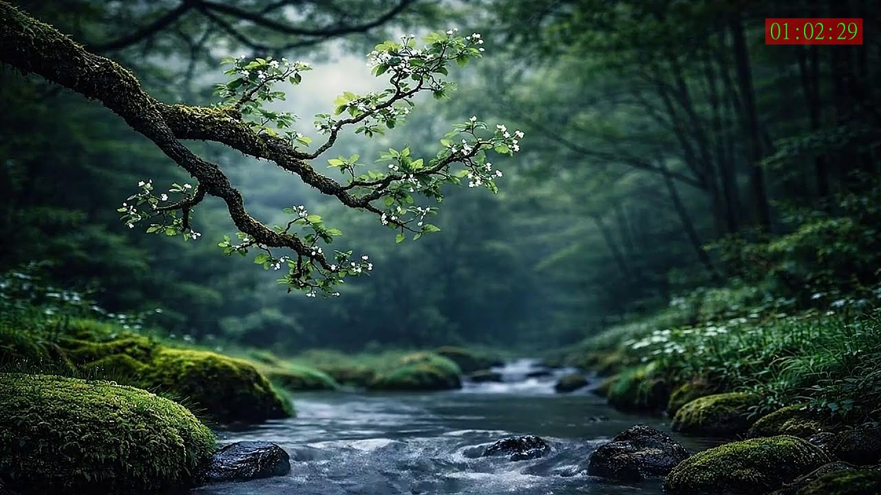Slow Night Rain Loop Sounds for Sleeping for Anxiety Relief
