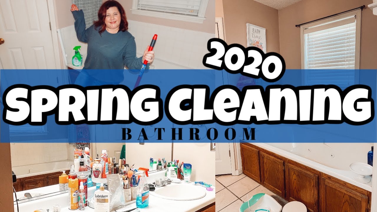 SUPREME SPRING CLEAN BATHROOM | CLEAN WITH ME 2020 | HINCHING | HINCH WITH ME 2020