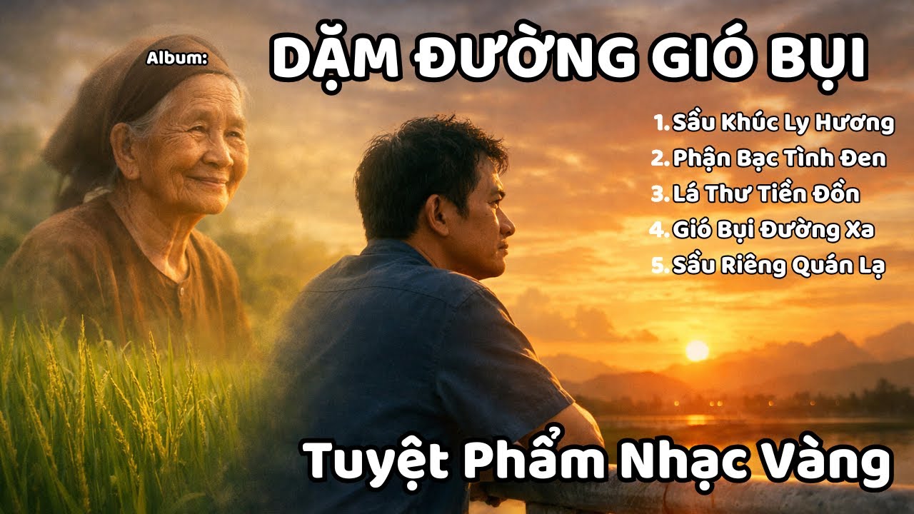 Tuyển Tập Nhạc Vàng & Nhạc Bolero  Hay Nhất 2026 | Album DẶM ĐƯỜNG GIÓ BỤI - TÌNH KHÚC VÀNG
