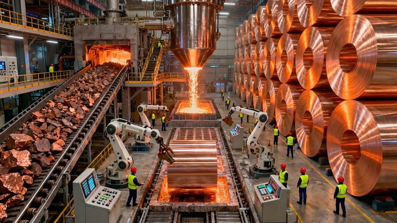 You Won't Believe How 99.99% Pure Copper Is Made | Inside The Secretive Billion-Dollar Process