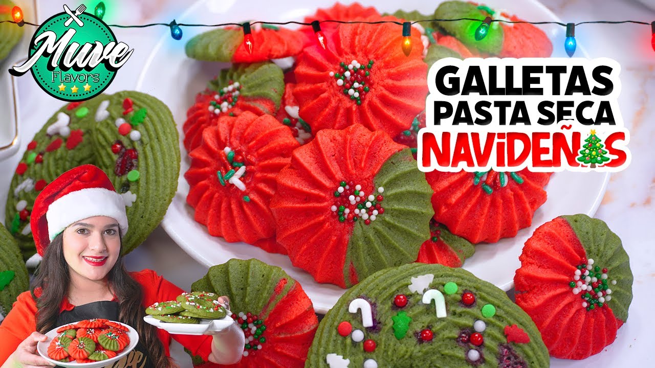 GALLETAS NAVIDE&Ntilde;AS PASTASECA S&Uacute;PER F&Aacute;CIL Y HERMOSAS 🎄 | PASTISETAS | Muve Flavors