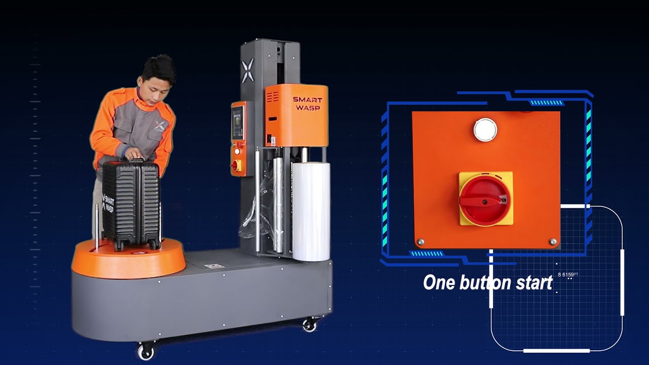 Airport Luggage Wrapping Machine