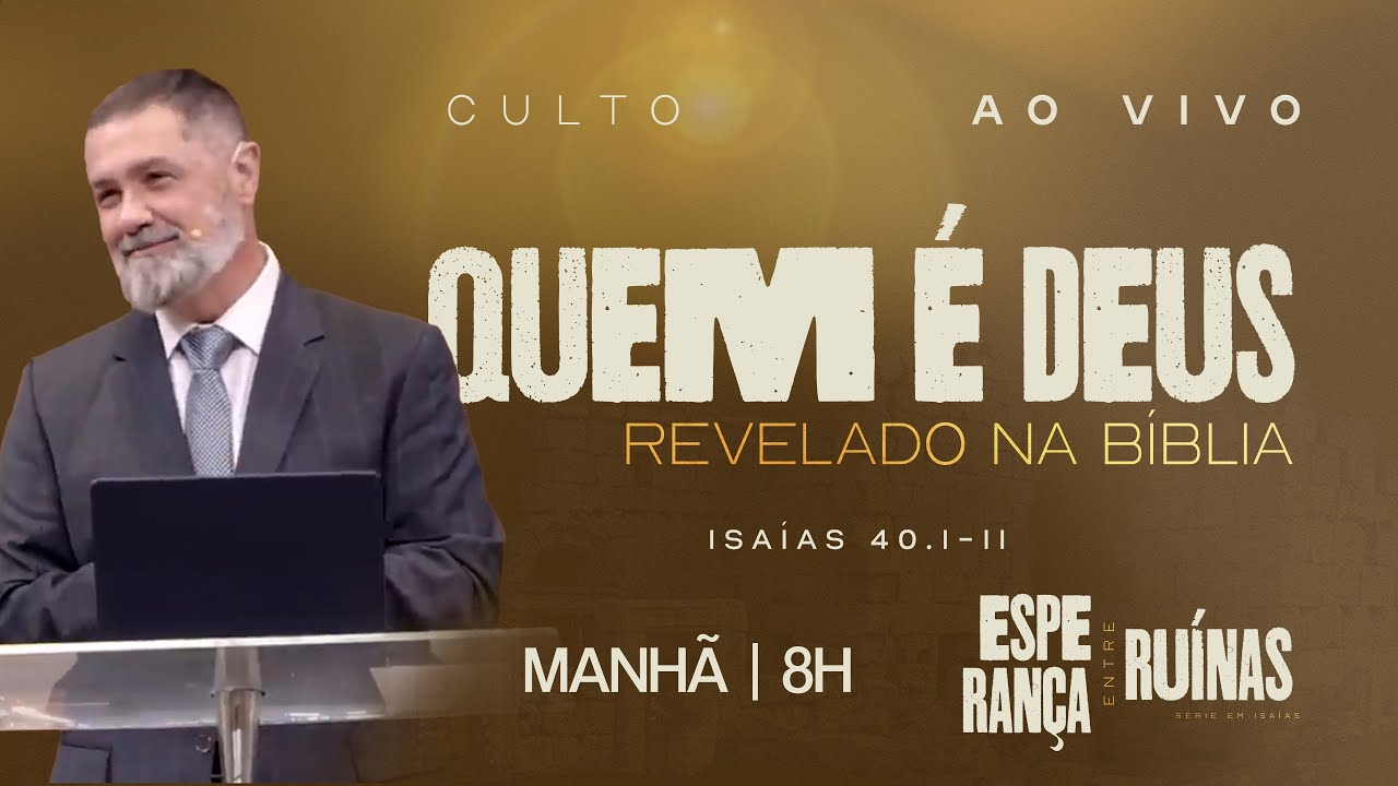 Quem é Deus Revelado na Bíblia |  Pr. Antônio Sávio  | 25.01.2026