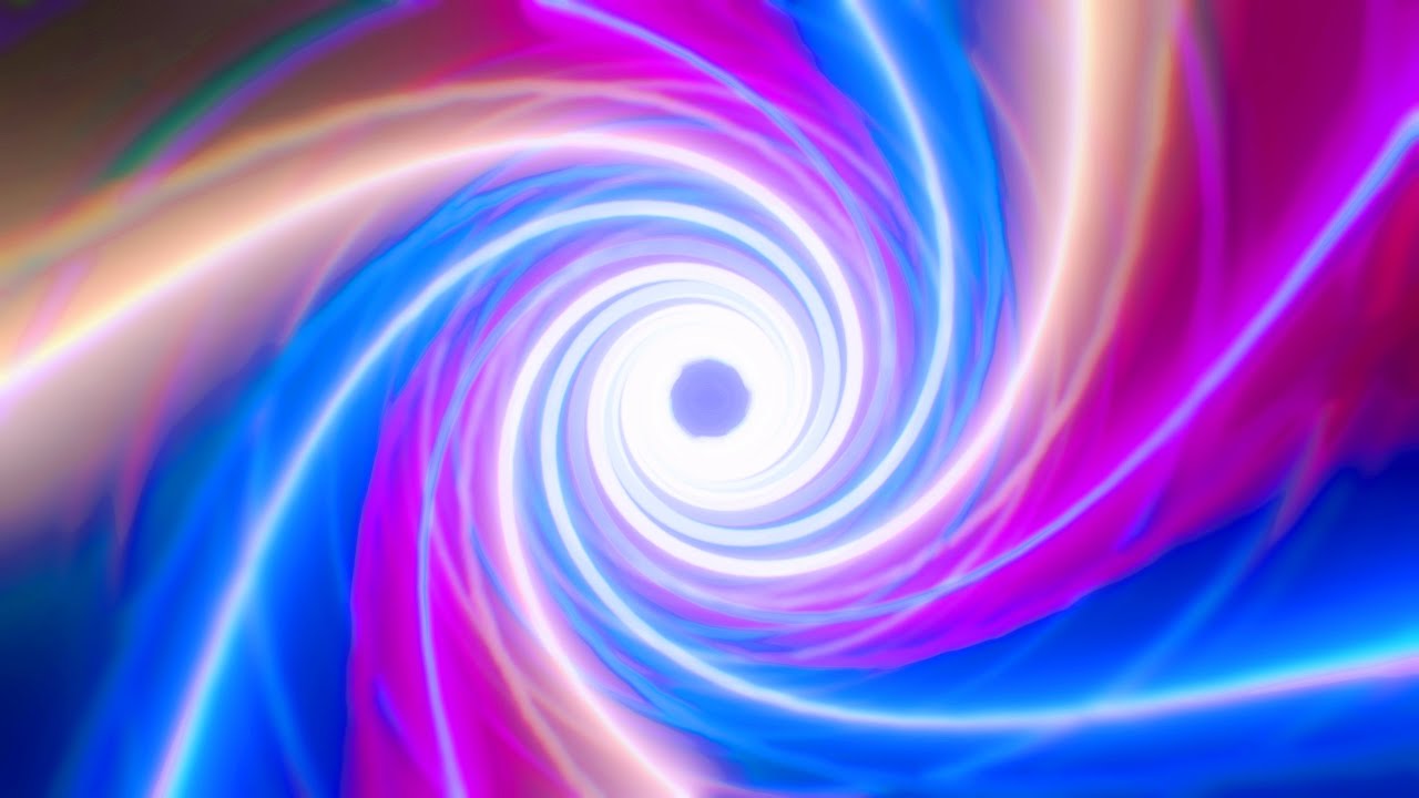 4K Screensaver | Vibrant Animated Spiral Tunnel – Psychedelic VJ Loop (No Sound)