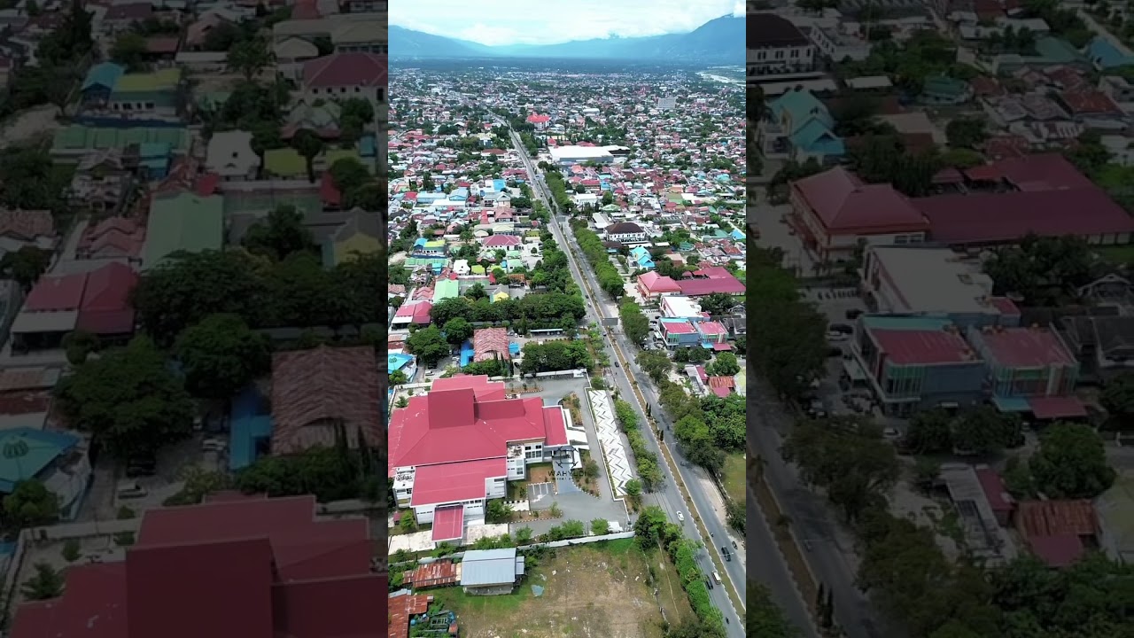Jalur 2 Kota Palu terpantau dari udara 