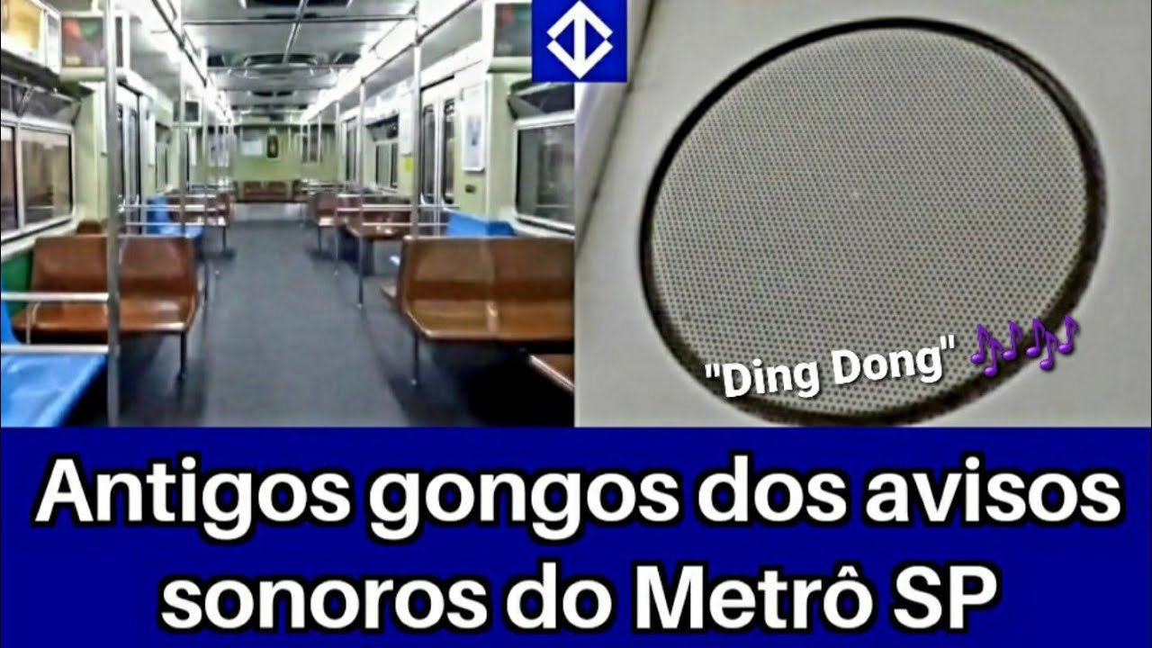 Metrô SP | Antigos gongos dos avisos sonoros das frotas de trens