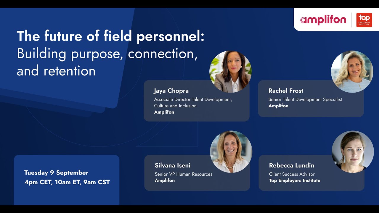 The future of field personnel  Building purpose, connection and retention