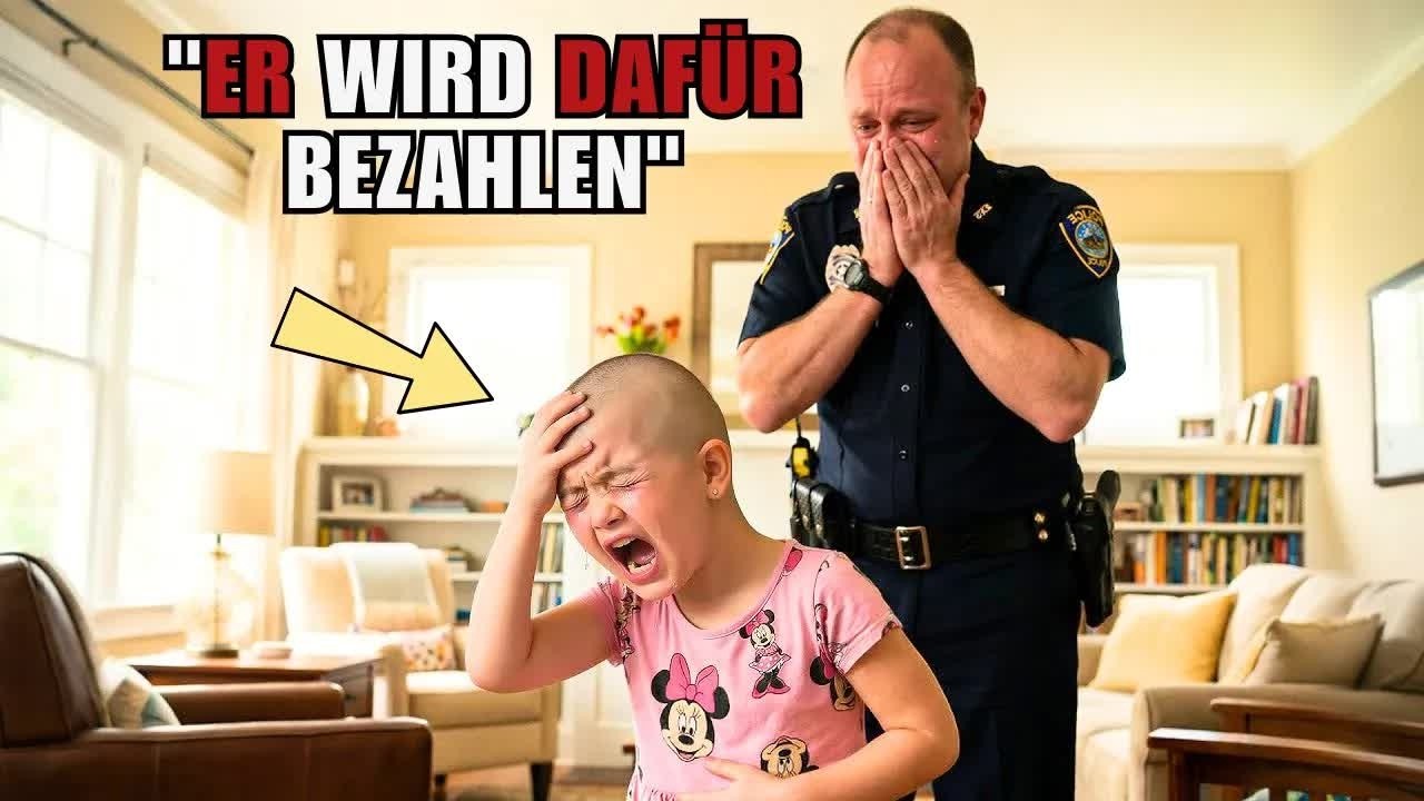 Mädchen mit Glatze: Warum der Vater 30 Polizeiautos zur Schule rief!