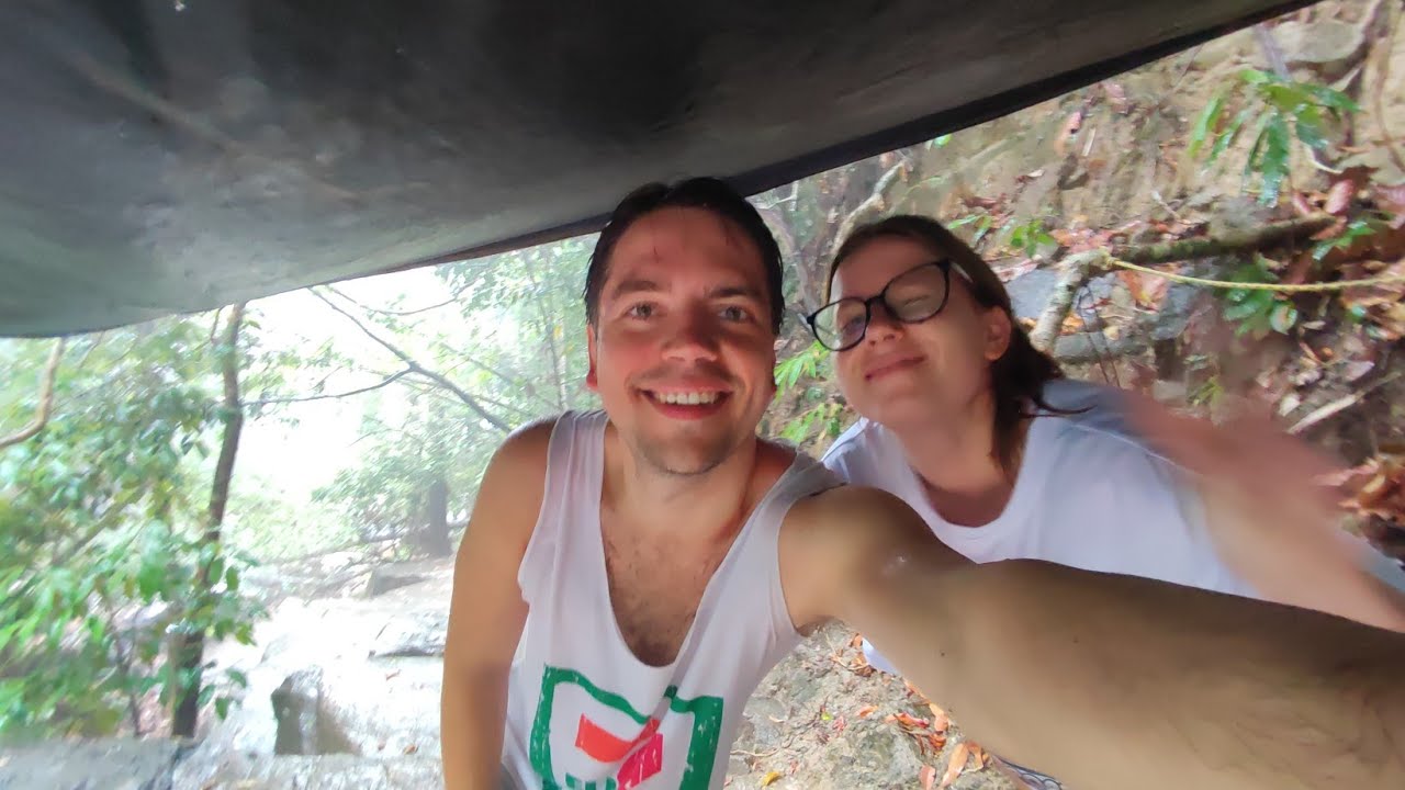   Покорили Khao Chamao Waterfall! Водопад, джунгли и тропический ливень - идеальный день!