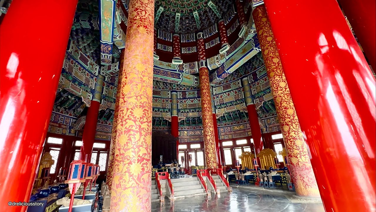 Inside Temple of Heaven 天場公園 Walking Tour Review @ Dongcheng Beijing 🇨🇳 北京中国 China