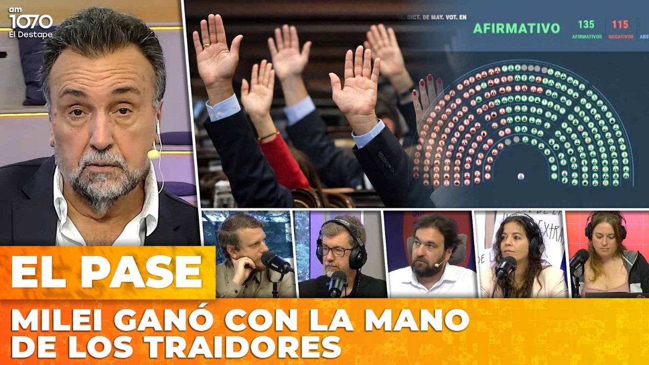 MILEI GANÓ CON LA MANO DE LOS TRAIDORES | El Pase con Roberto Navarro