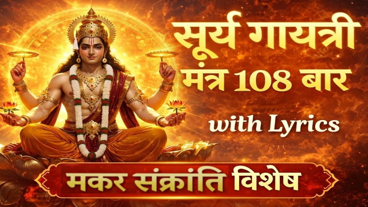 Makar Sankranti Special | Surya Gayatri Mantra 108 Times | सूर्य गायत्री मंत्र