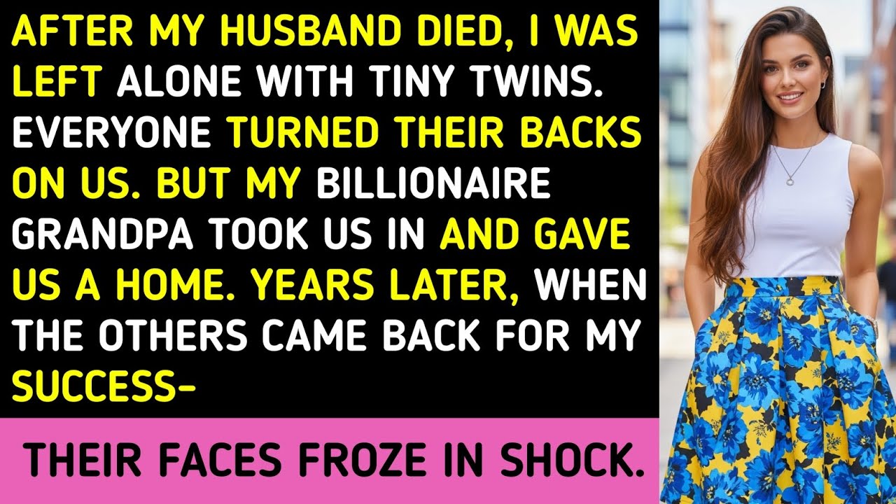 AFTER MY HUSBAND DIED, I WAS LEFT ALONE WITH TINY TWINS. EVERYONE TURNED THEIR BACKS ON US. BUT MY B