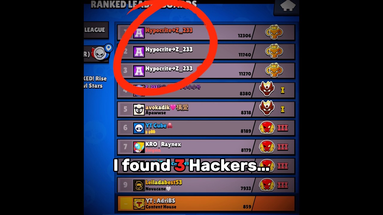 Hackers in BrawlStars ??? 🤯🔥 #brawlstars #supercell #viralshort #fyp #hacker #ranked