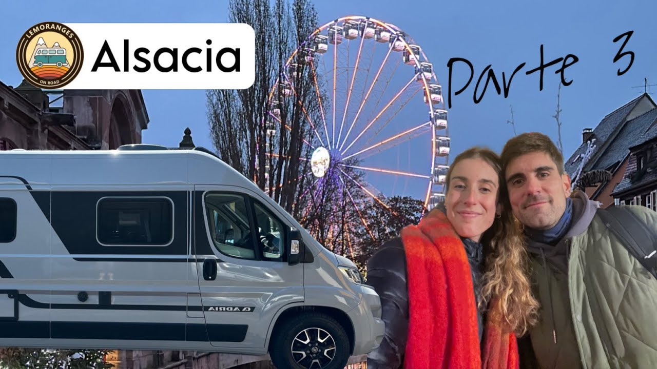 ALSACIA EN CAMPER  VLOG3 👫🤍🚐🎄 | Colmar, Eguisheim y camino a Lyon 🇫🇷🎅🏼