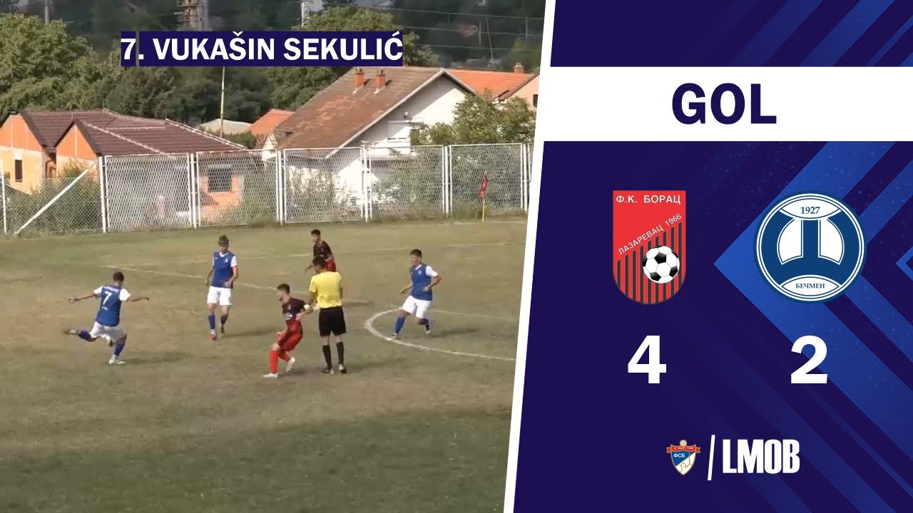 GOL: Vukasin Sekulic | 43' SUMADINAC | Borac-Sumadinac 4:2