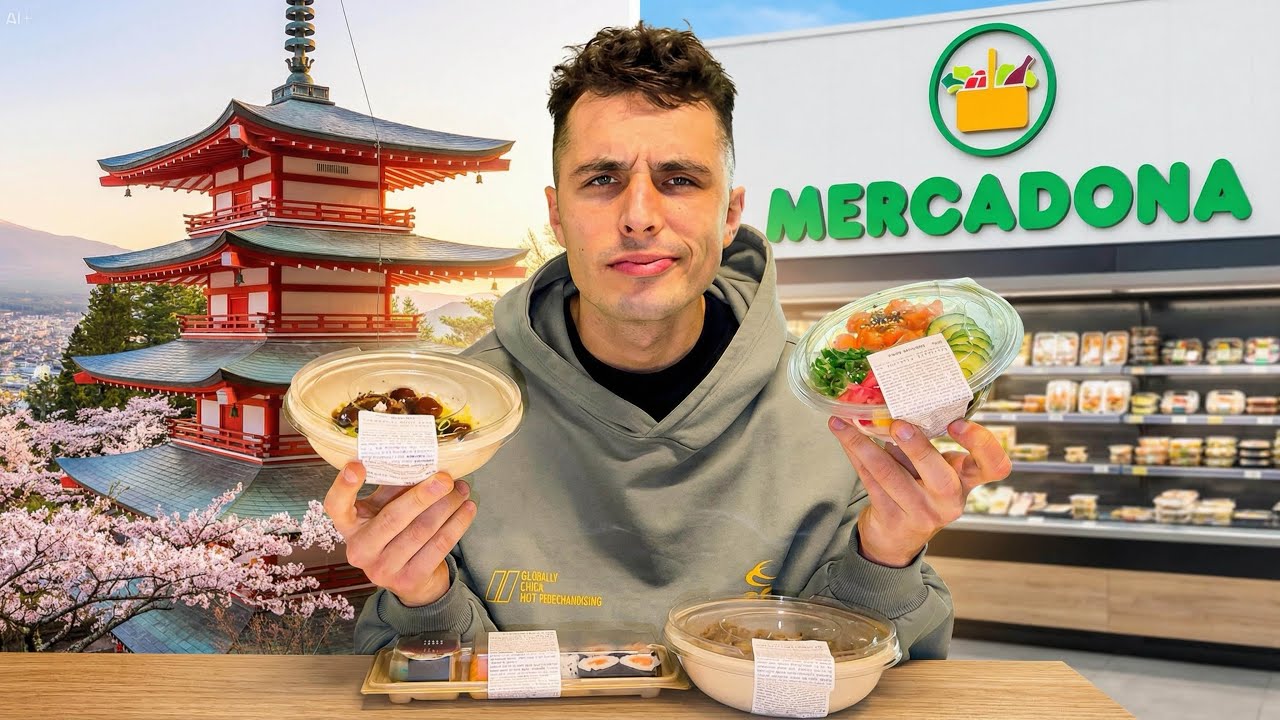 COMIENDO TODA la COMIDA ORIENTAL de MERCADONA 🍣🍱