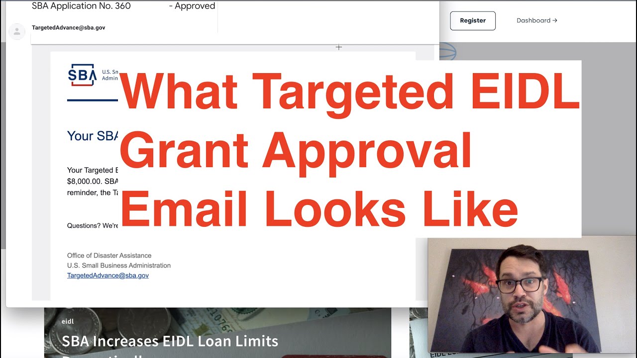 Here's What Targeted EIDL Grant Approval Email Looks Like