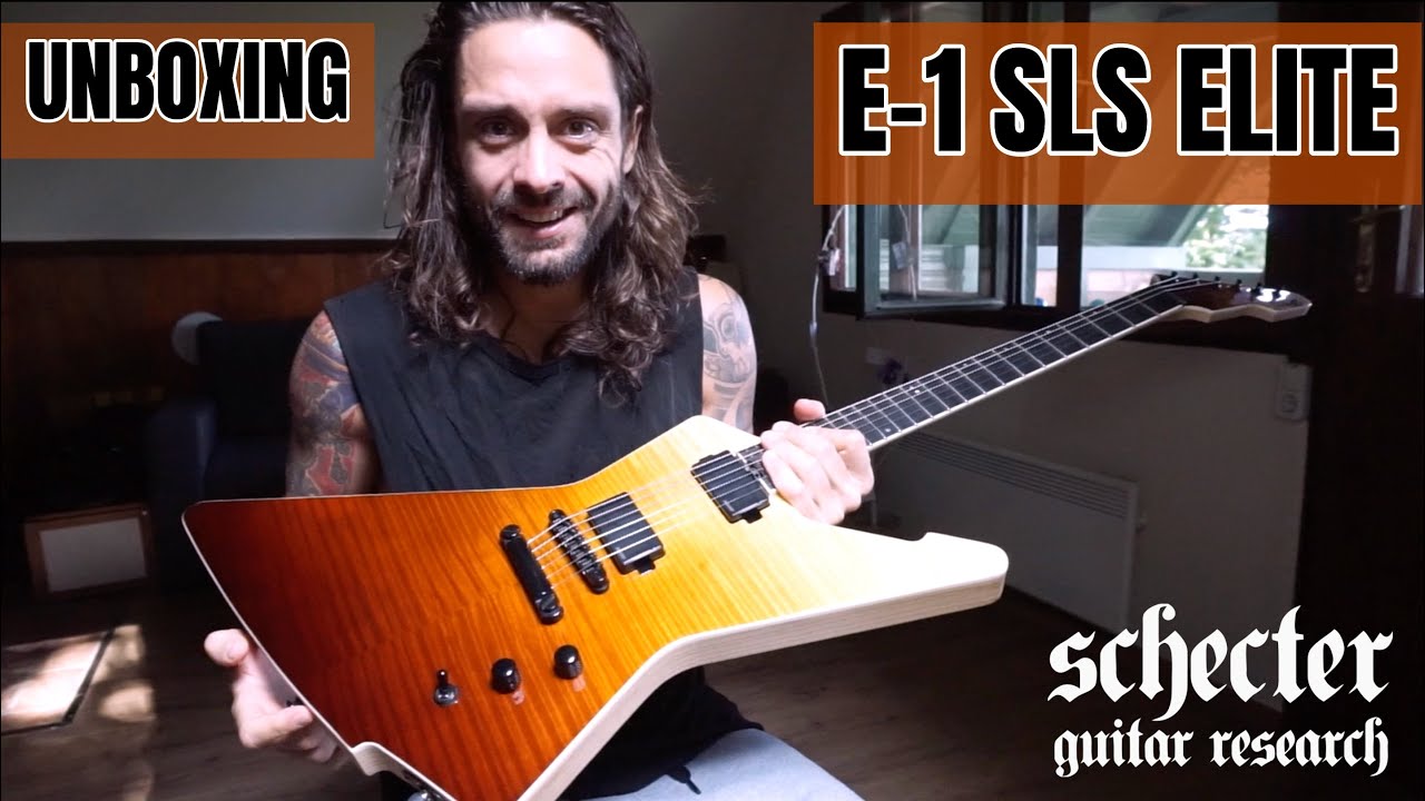 Распаковка | Schecter E-1 SLS ELITE / звукосниматели Fishman Fluence Modern — тестирование Аттилы...