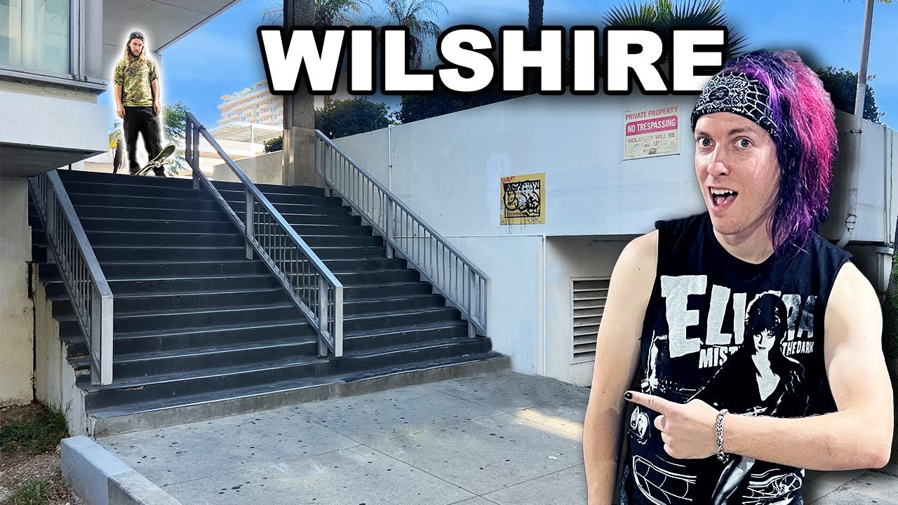 Прокатитесь по лестнице Wilshire 15 и 10 в 2023 году!? - История спотов, эпизод 9