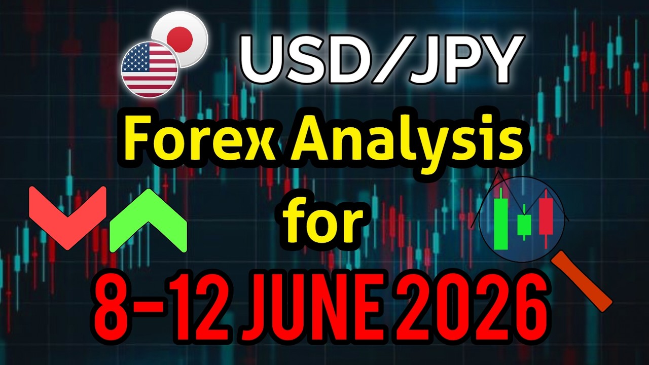 Анализ валютной пары USDJPY на период с 8 по 12 июня 2026 года | Анализ Форекс | Прогноз USD/JPY