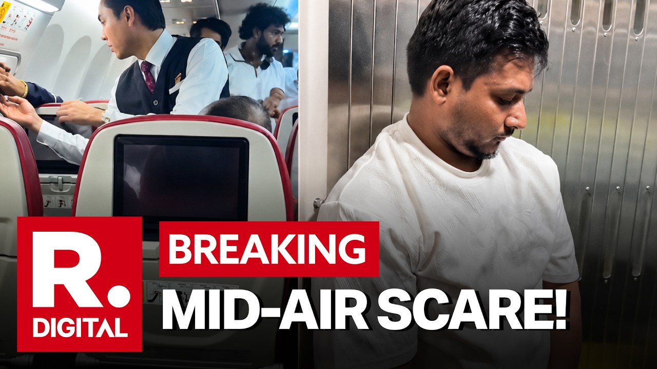 BREAKING: Passenger Tries to Open Emergency Exit Mid-Air on Kuala Lumpur-Kochi Flight, Arrested