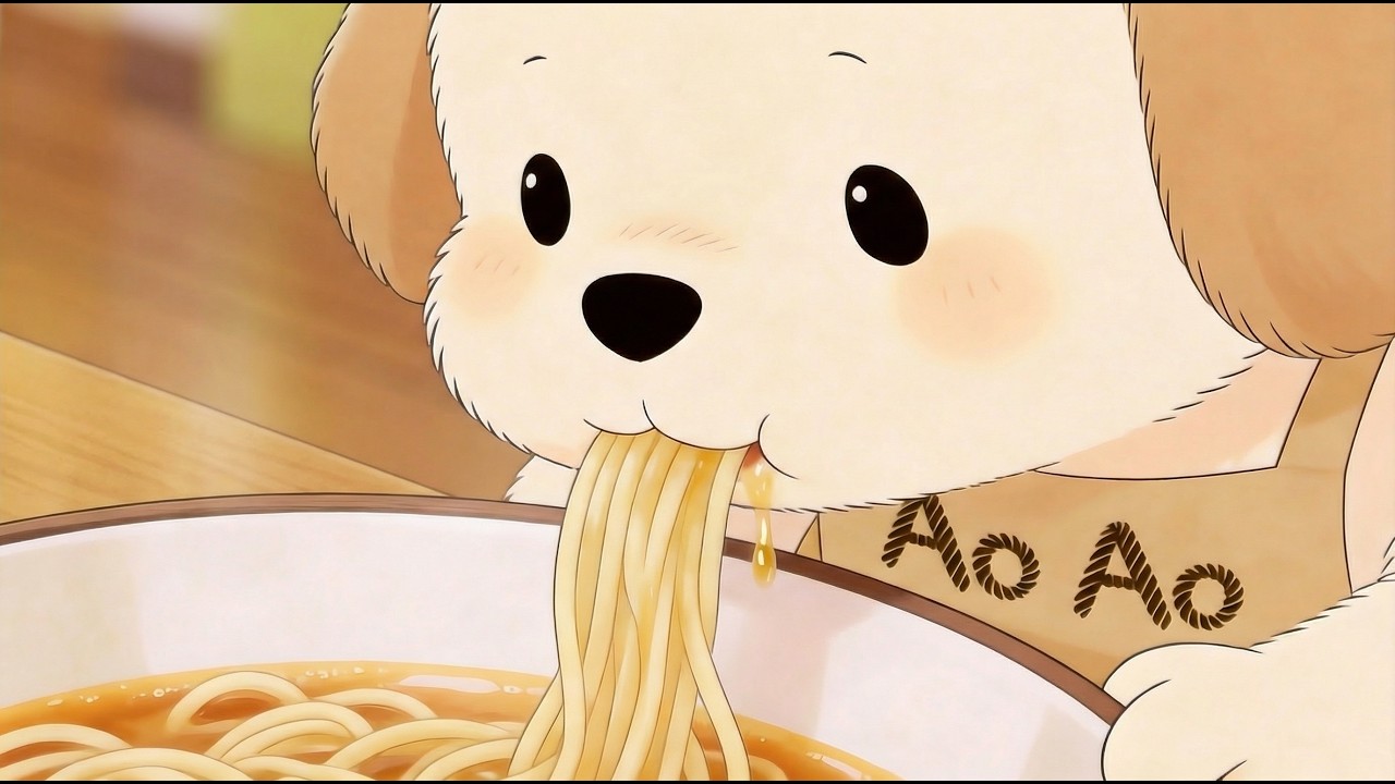 Cozy Cooking with Puppy Chef Ao Ao ☁️ Fluffy Soufflé, Ramen & Oden 🍢 Relaxing ASMR Compilation