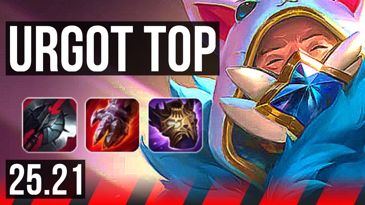 URGOT vs AATROX (TOP) | 12/0/8, Legendary, 900+ games | EUW Master | 25.21