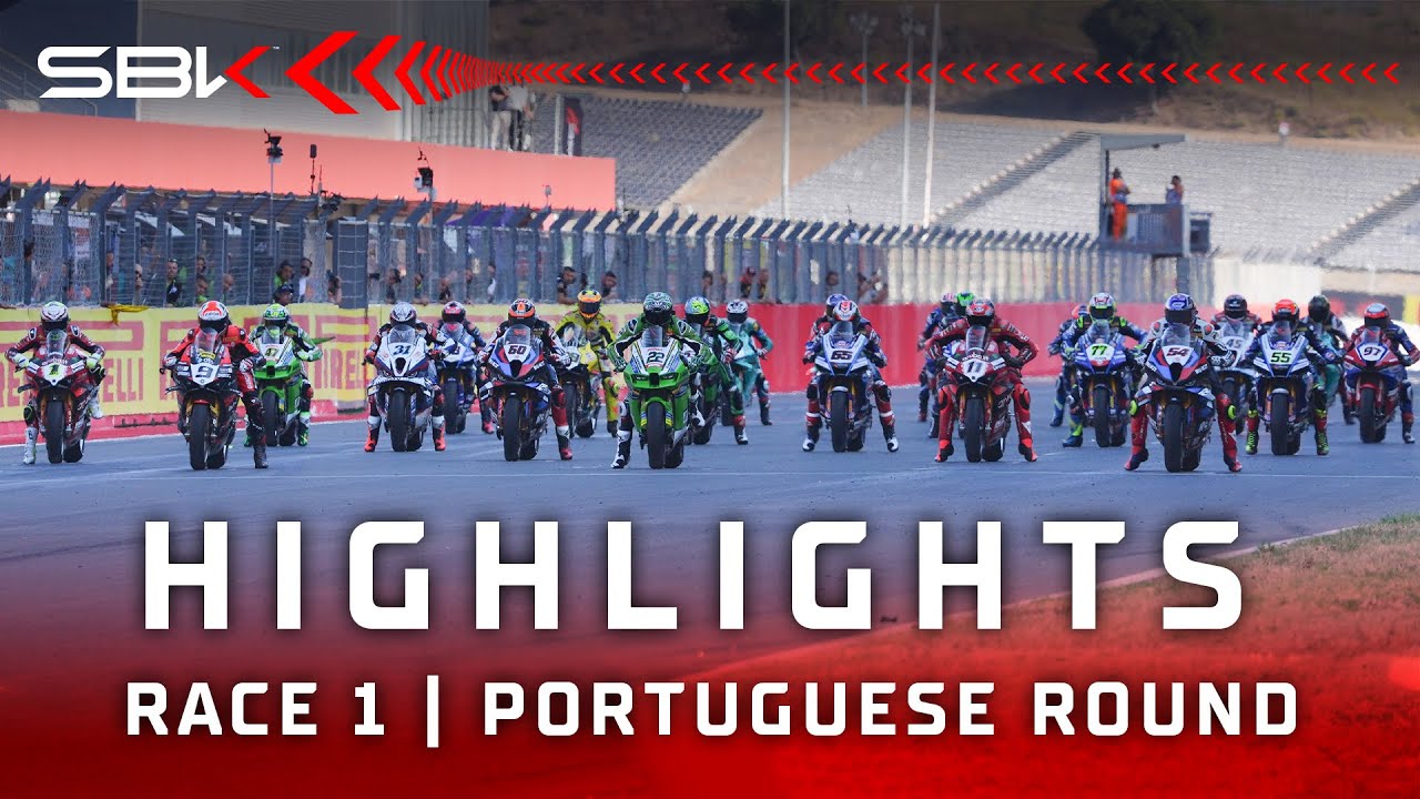 FULL HIGHLIGHTS: Race 1 at Portimao 🚀 |  2024 #PortugueseWorldSBK 🇵🇹