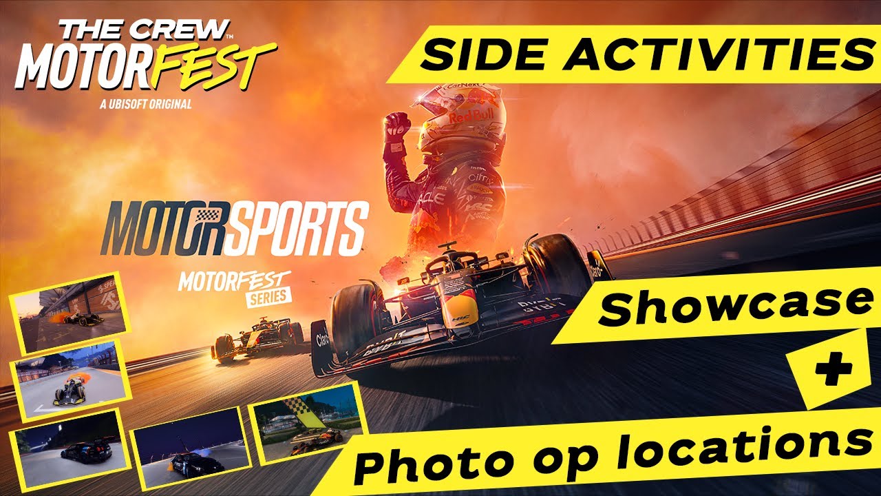 The Crew: Motorfest - Motorsports | SIDE ACTIVITIES | Showcase and Photo op locations