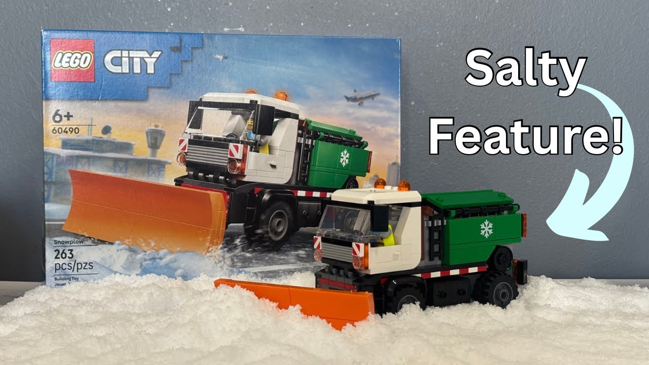 Сборка и обзор снегоуборочной машины LEGO City! Крутой грузовик, заоблачная цена! 60490