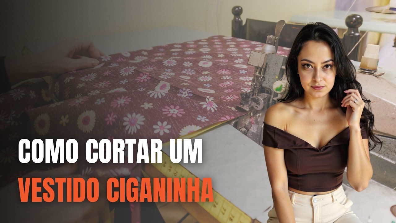 Como cortar um vestido ciganinha?