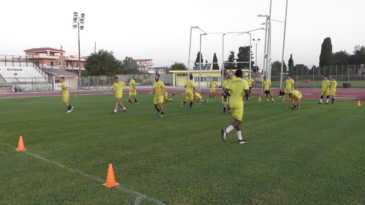Pre season training (PAS PREVEZA 8 - General-dynamic warm up)