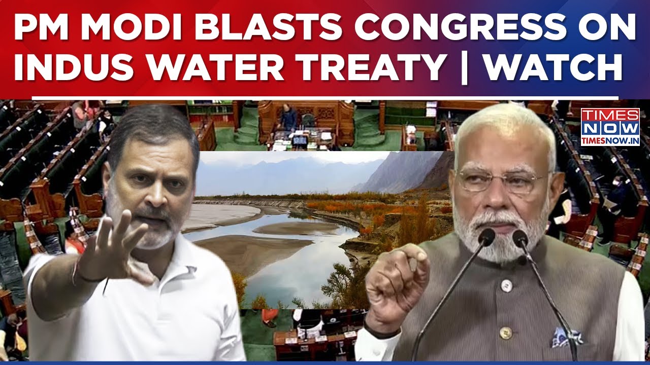PM Modi Gives History Lesson To Congress, Grills Oppn Over Indus Treaty Roots, Calls It A 'Betrayal'