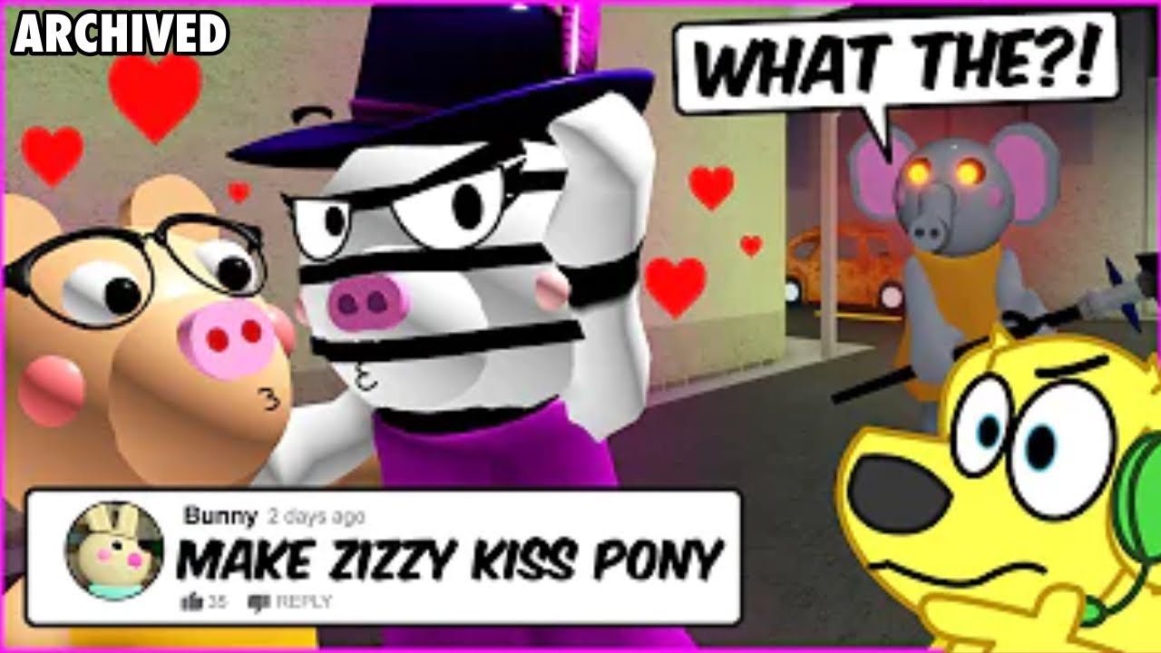 ZIZZY x PONY & More DARES! - Roblox PIGGY Funny Moments 7 [ARCHIVE]