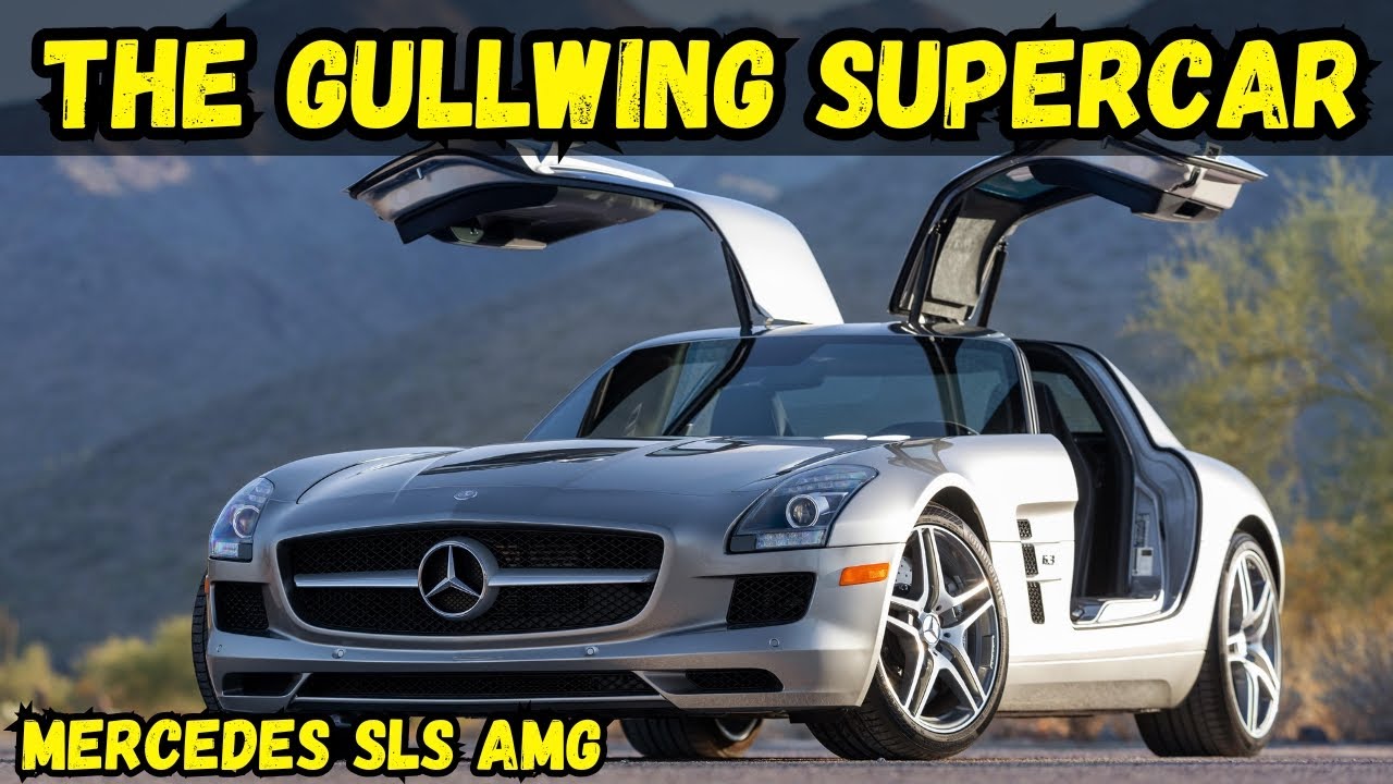 Суперкар Gullwing Mercedes-Benz SLS AMG