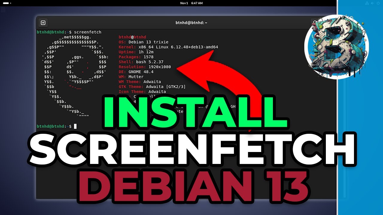 How to Install SCREENFETCH on Debian 13 (Full Tutorial)