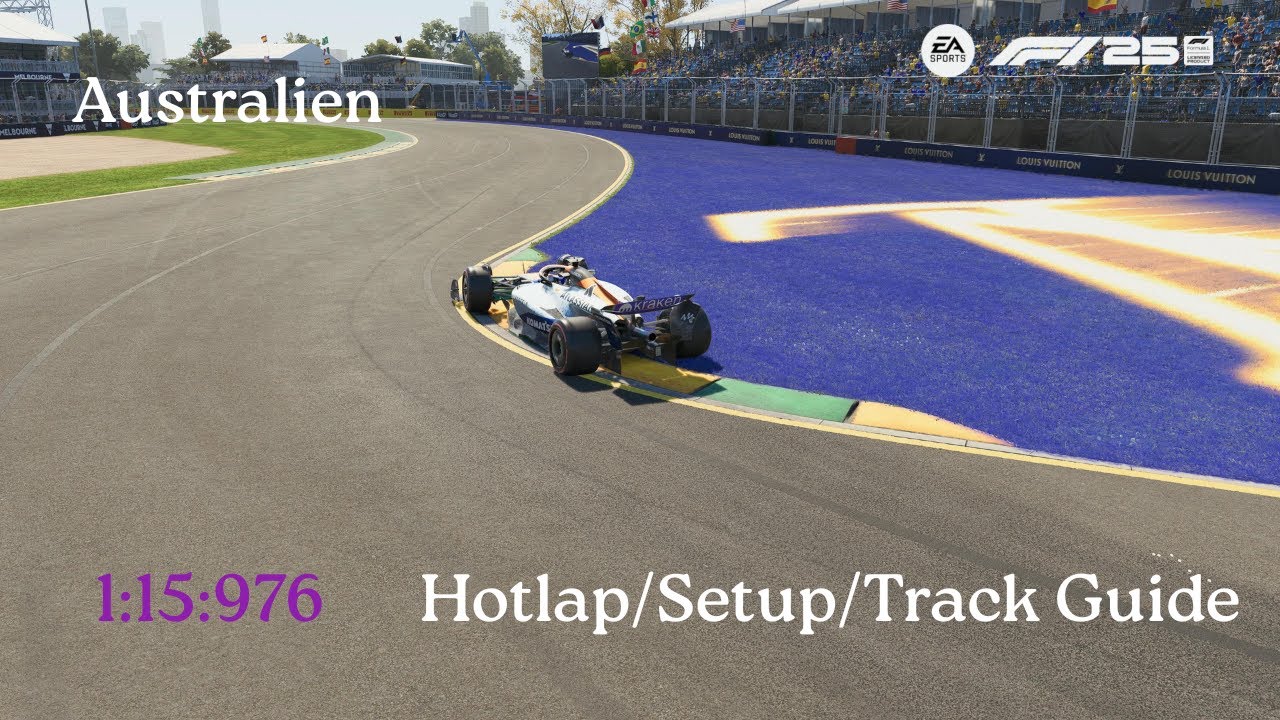 F1 25 Australien Race Setup + Track Guide [DE]